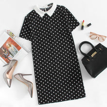 Load image into Gallery viewer, Collar Polka Dot Dress - MTRXN