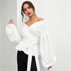 Lantern Sleeve Top - MTRXN