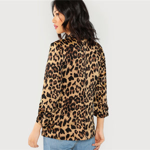 Leopard Print Blazer - MTRXN