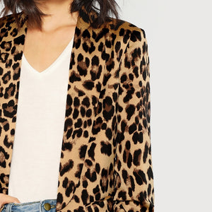Leopard Print Blazer - MTRXN