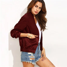 Load image into Gallery viewer, Maroon Patchwork Bomber - MTRXN
