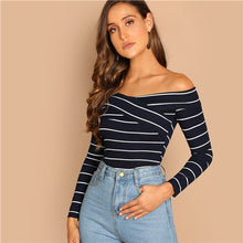 Load image into Gallery viewer, Crisscross Striped Tee - MTRXN