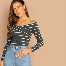 Load image into Gallery viewer, Crisscross Striped Tee - MTRXN