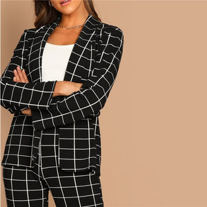 Black Grid Suit Set - MTRXN