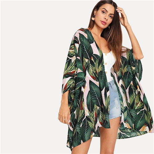 Jungle Leaf Kimono - MTRXN
