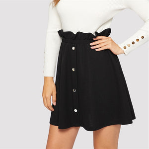 Ruffle Button Skirt - MTRXN