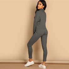 Load image into Gallery viewer, Grey Turtleneck Two Piece Set - MTRXN