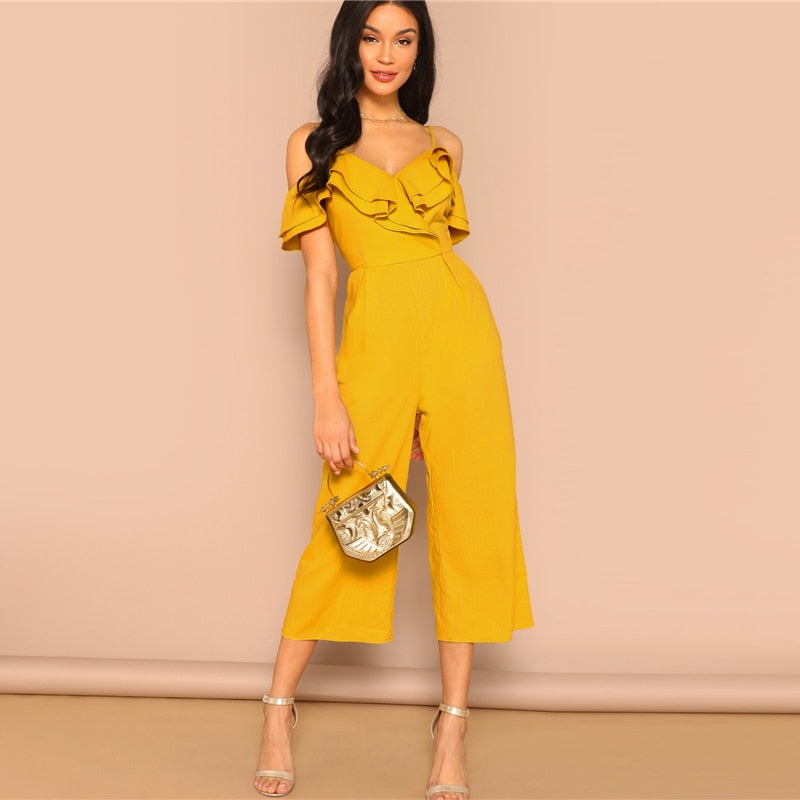 Foldover Palazzo Jumpsuit - MTRXN