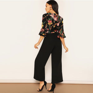 Floral Print Jumpsuit - MTRXN