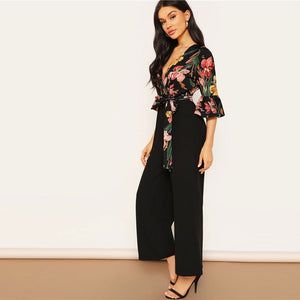 Floral Print Jumpsuit - MTRXN