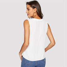 Load image into Gallery viewer, Classic V-Neck Sleeveless Top - MTRXN