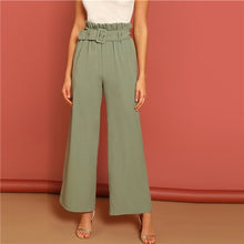 Load image into Gallery viewer, Green Wide Leg Pants - MTRXN
