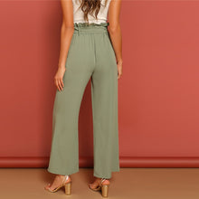 Load image into Gallery viewer, Green Wide Leg Pants - MTRXN