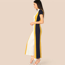 Load image into Gallery viewer, Colorblock Wide Leg Jumpsuit - MTRXN