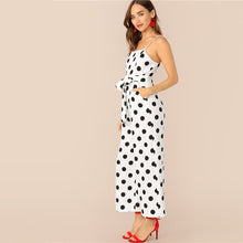 Load image into Gallery viewer, Polka Dot Spaghetti Jumpsuit - MTRXN