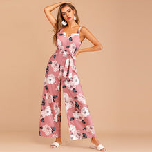 Load image into Gallery viewer, Floral Wide Leg Jumpsuit - MTRXN