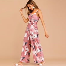 Load image into Gallery viewer, Floral Wide Leg Jumpsuit - MTRXN